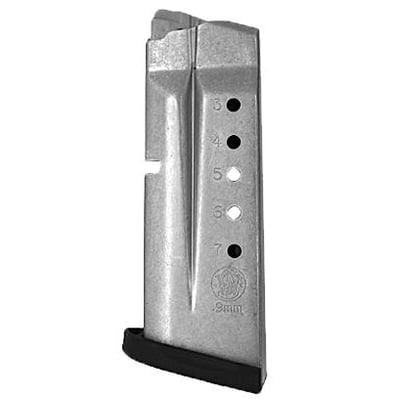 Smith and Wesson Magazine Shield 9mm 7rd - $21.99 ($9.99 S/H on Firearms / $12.99 Flat Rate S/H on ammo)