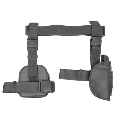 VISM by NcSTAR 3PCS Drop Leg Gun Holster and Magazine Holder/urban Gray - $11.95  (Free S/H on all orders over $59)