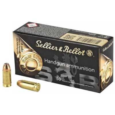 Sellier & Bellot Pistol 9MM 124 Grain Jacketed Hollow Point Ammunition 1000 Rounds - $375 (Free S/H)