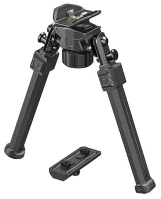 50% off CVLIFE Adjustable Rifle Bipod with Adapter Compatible with M-Rail and Sling Stud for Hunting w/code 3MOIHZ7T + FREE Shipping