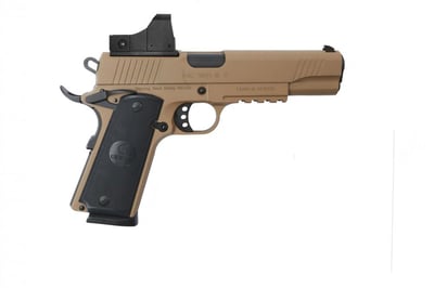 EAA Girsan MC1911S Government 45 ACP 5" 8+1 Dark Earth - $517.99 (Free S/H on Firearms)