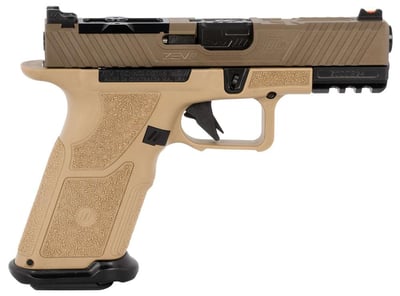 ZEV OZ9 Compact 9mm Luger 17+1 Flat Dark Earth X Polymer Grip - $1445.56 (click the Email For Price button to get this price)