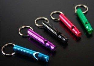 TruePower Aluminum Emergency Whistle/Survival Whistle with Keychain, (5 Piece) - $0.11 + Free Shipping (Free S/H over $25)