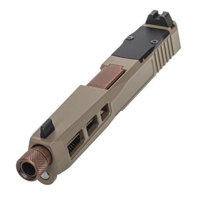 PSA Dagger Complete SW1 RMR Slide Assembly W/ Copper Threaded Barrel, Flat Dark Earth - $199.99 