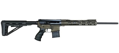 T6 Firearms - Shotgun .410 TX15 / Midnight Bronze / Black / 16" Nitride Barrel / 12" Scalloped MLOK Handguard / Achilles Butt Stock - $599.99