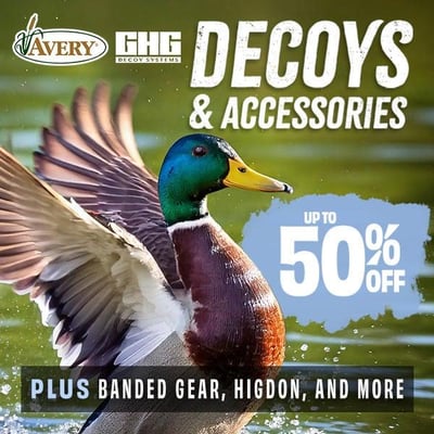 Time to Upgrade? Avery GHG Decoys & Gear up to 50% OFF! from $3 (Free S/H over $25)