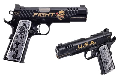 Auto-Ordnance 1911 Trump Fight .45 ACP 5" Barrel 7-Rounds - $1389.99 (Grab A Quote) ($19.99 S/H on Firearms / $15.99 Flat Rate S/H on ammo)
