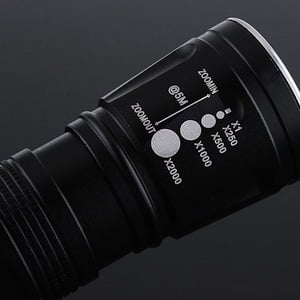 Focusable 300LM CREE Q5 LED 3-Modes Waterproof Flashlight Torch  - $9.66 + Free Shipping