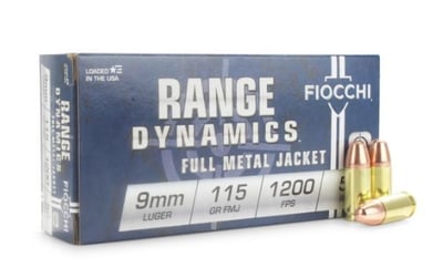 Fiocchi Range Dynamics 9mm Ammo 115 Gr FMJ Range Bundle 300 Rounds - $61.27 