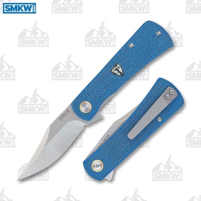 Finch Drifter Sapphire Blue Micarta - $129.00 (Free S/H over $75, excl. ammo)