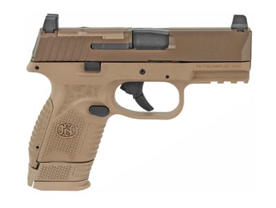 FN 509 Compact MRD 9mm 3.7" Barrel 12 / 15rd Pistol, FDE - $469.99 (Price in Cart) 