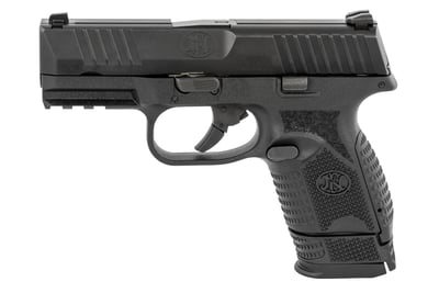 FN 509C Compact 9mm 3.7" Barrel 15rd Pistol, Black- $399.99 