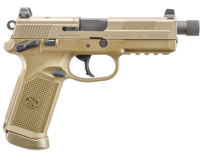 FN FNX-45 Tactical 45 ACP 5.3" Threaded Barrel Flat Dark Earth Night Sights 15 Rounds - $1059.99 (Add to Cart for Best Price) + Free Shipping 