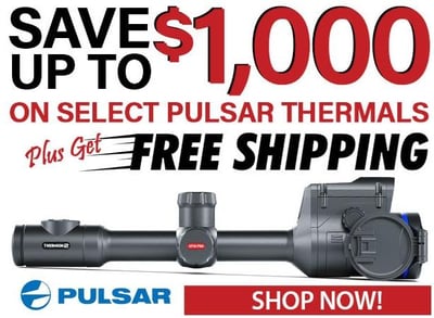 SAVE Up To $1000 On Select Pulsar Thermals + Free Shipping @ Midsouth Shooters Supply 