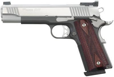 Sig Sauer 1911T45TME 1911 Traditional 45 ACP 5" 8+1 Wood Grip Two Tone - $1049.99