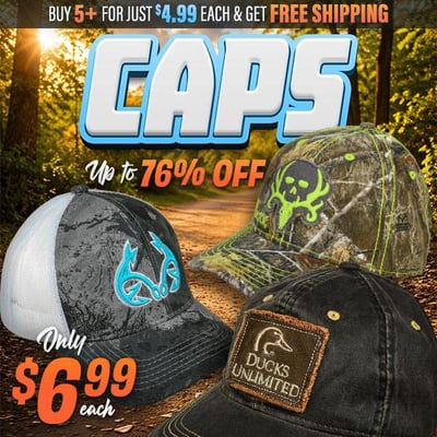 Fully Loaded: Caps from Realtree, Mossy Oak, Kryptek & More ($4.99 Each When You Buy 5+) - from $4.99 (Free S/H over $25)