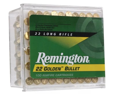 Remington Golden Bullet .22 Rimfire Ammo - Plated Hollow Point - 525 Rounds - $37.99 (Limit 5 per order) (Free Shipping over $50)