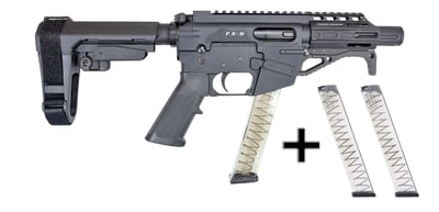 Freedom Ordnance FX9 9mm 4" Barrel SB Tactical SBA3 FX9P4S *Free Mags! - $629 