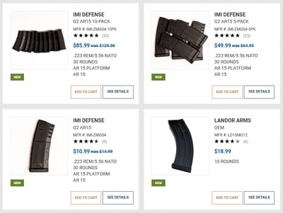 Free Shipping On All Magazines @ guns.com