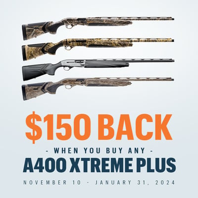 Beretta A400 XTREME PLUS rebate - $150 Back  (FREE S/H over $95)
