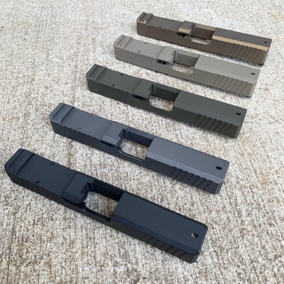 For Glock 26 gen3 Slide with RMR cut. Front and rear serrations. black or cerakote colors $126
