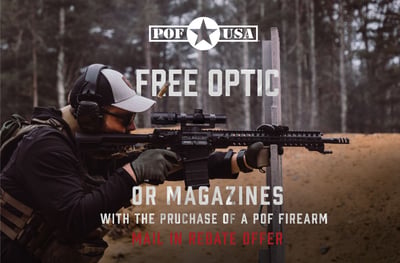 Buy A New POF Firearm And Receive A Free Four Peaks Optic Or Four Magazines