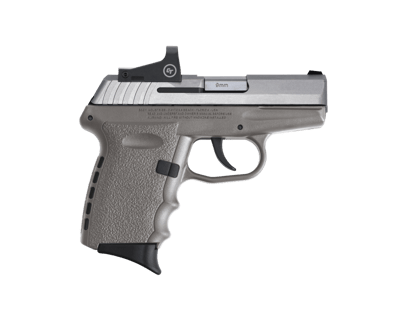 SCCY CPX-2 RD Stainless / Gray 9mm 3.1" Barrel 10-Rounds with CTS-1500 Reflex Sight - $230.99 ($9.99 S/H on Firearms / $12.99 Flat Rate S/H on ammo)