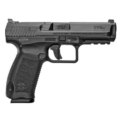 Canik TP9SF 9mm Full Size Pistol - Two 18 Round Mags - Holster & Cleaning Kit - Black - $374.99