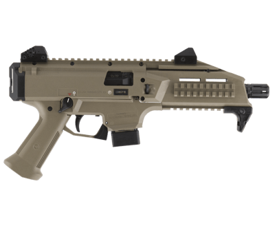 CZ Scorpion EVO 3 S1 Pistol Flat Dark Earth 9mm 7.7" Barrel 10-Rounds - $779.99 ($9.99 S/H on Firearms / $12.99 Flat Rate S/H on ammo)