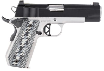 Dan Wesson V-Bob Two-Tone Stainless / Black .45 ACP 4.25" Barrel 8-Rounds - $1786.99 ($9.99 S/H on Firearms / $12.99 Flat Rate S/H on ammo)