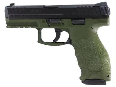 Heckler and Koch VP9 OD Green 9mm 4.1" Barrel 17-Rounds with Night Sights - $599.99 ($9.99 S/H on Firearms / $12.99 Flat Rate S/H on ammo)