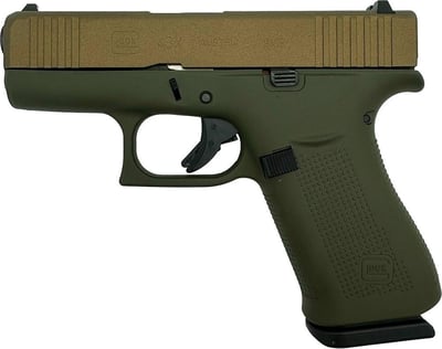 Glock 43X OD Green / Bronze 9mm 3.4" Barrel 10-Rounds GrabAGun Exclusive - $459.99 ($9.99 S/H on Firearms / $12.99 Flat Rate S/H on ammo)