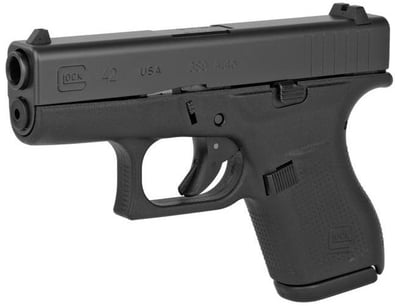 Glock 42 .380 ACP 3.25" Barrel 6-Rounds 2 Mags - $359.78 (Email Price) 