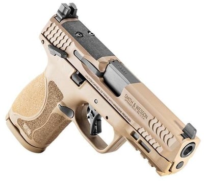 Smith & Wesson M & P 9 M2.0 Compact Ts 9mm 4in 15 Round FDE Optics Ready - $499.99 ($14.99 flat rate shipping)