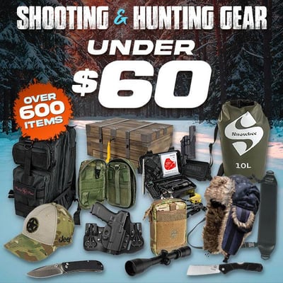 Gear up: Shooting & hunting under $60! (Free S/H over $25)