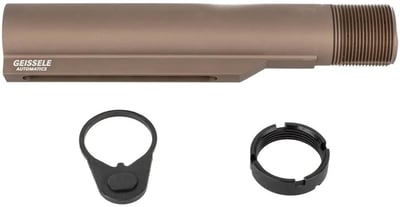 Geissele Automatics Premium Mil-Spec AR-15 Buffer Tube - Desert Dirt - $59.99 