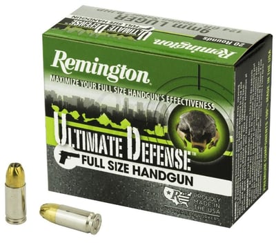 Remington Ultimate Defense 9mm 124GR 20Rd - $20.5 (Free S/H on Firearms)
