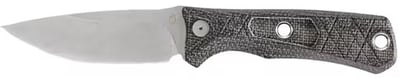 Gerber Convoy Fixed Blade Knife 3.9" Drop Point 440 Stonewashed Blade Micarta Handle Morel Brown - $19.99 (Free Shipping on $100+ Orders)
