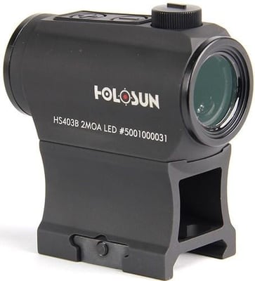 Holosun HS403B 2MOA Dot Only 20mm Micro Reflex Sight - $119.93 