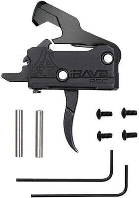 RISE Armament Rave 9mm PCC Trigger with Anti-Walk Pins CURVED - $99.95 (Add To Cart) (FREE Shipping over $50)