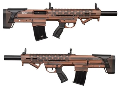 Gforce Arms 12 Ga Bullpup Semi-Auto Shotgun 18.5" 5rd Copper Flag - $219.99 