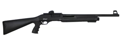 Gforce Arms GF3T Tactical 12 Gauge 19.5" 4rd Pump-Action Shotgun, Ghost Ring Sights, Pistol Grip, Black - $169.99 