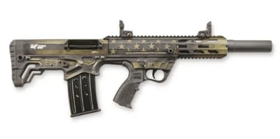 GForce GFY-1 12 Gauge 18.5" 5rd Semi-Auto Shotgun Bronze USA Flag Finish - $219.99 (Free S/H on Firearms)