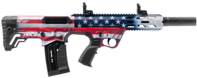 GForce GFY-1 Bullpup American Flag 12 GA 18.5" Barrel 3"-Chamber 5-Rounds - $199.99 