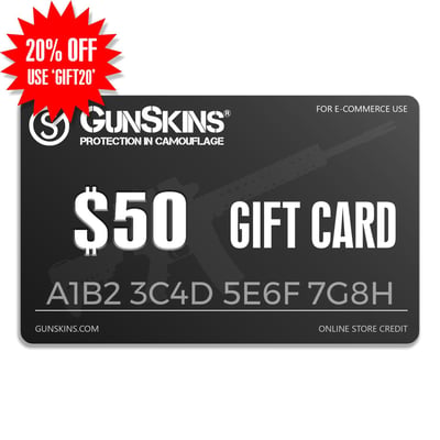 GunSkins Gift Cards - 20% off with code "GIFT20" on gift card valued at $50 or more