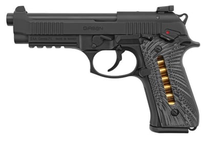 Girsan Regard MC Sport GEN3 9mm Pistol, 4.9" Barrel, 18rd, Fixed Sights, Black - $399.99 
