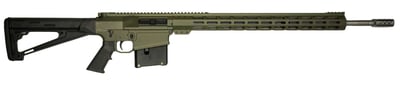 GLFA 7mm Rem Mag 24" BBL 5RD AR-10 Rifle, Optic Ready, 5-8x24 Muzzle Brake, ODG - $864.19 (Email Price)