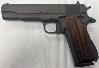 USED Global Trade Defense Military 1911 .45 ACP 5" Barrel 9-Rounds Wood Grip - $410.99 