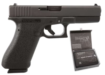 Glock 17 9mm 4.49" 19rd Semi-Auto Pistol, Full Size, Glock Sights, nDLC Finish - $562.35 + FREE Shipping 