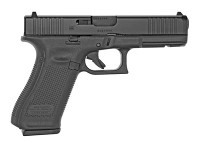 Glock 17 Gen 5, 9mm, 4.49" Barrel, 3- 17rd Magazines, Pistol - $477.77 